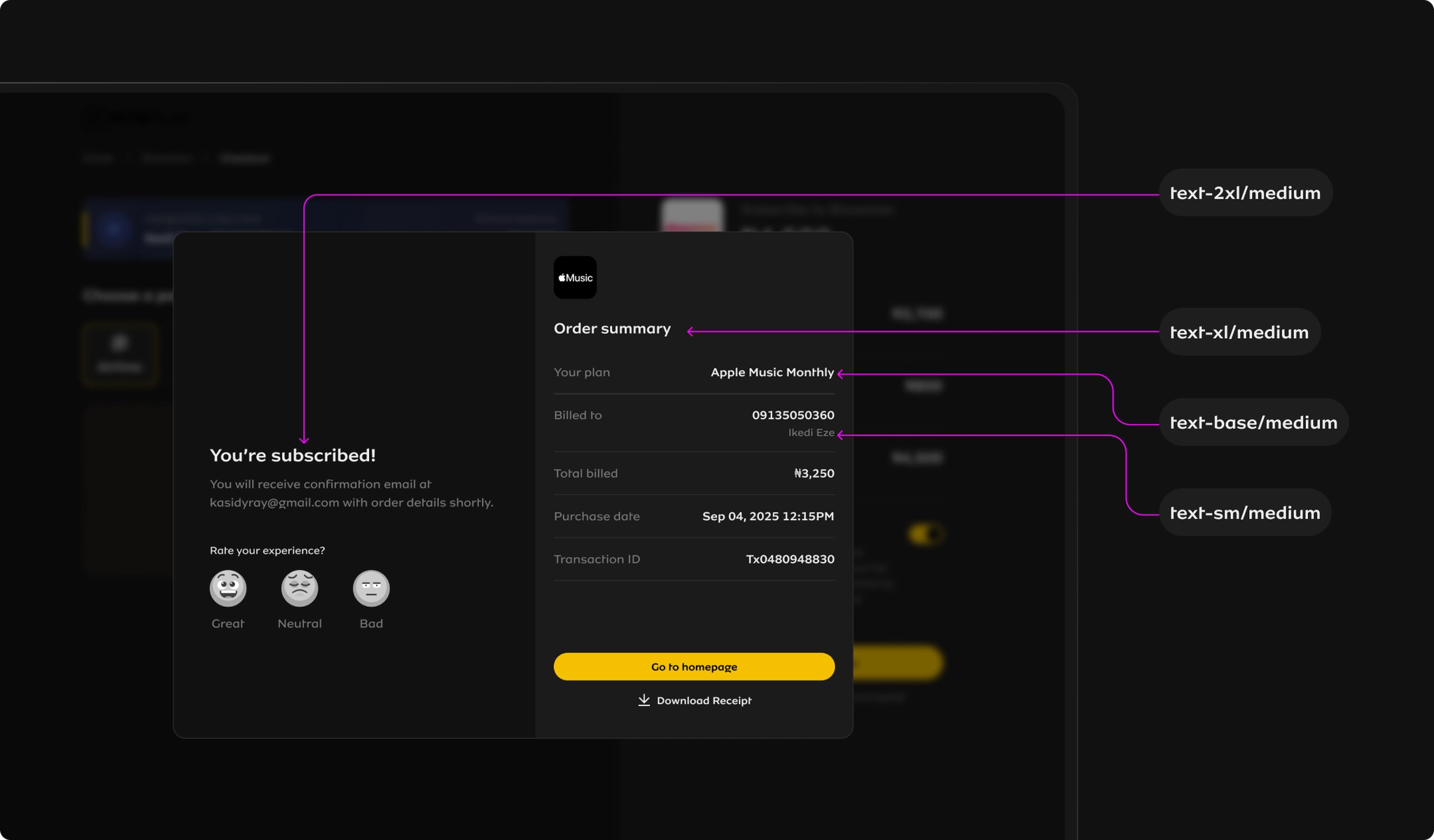 Component gallery