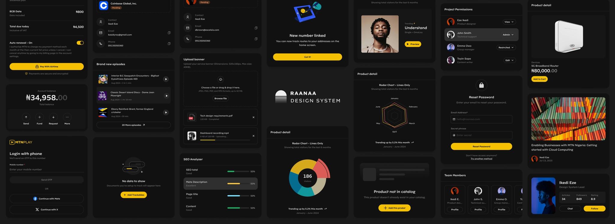 Building Raanaa: MTN's Design System
